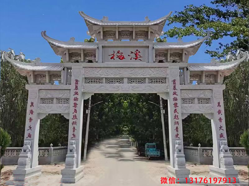 寺廟適合建造的石頭牌坊樣式圖片，你知道嗎？